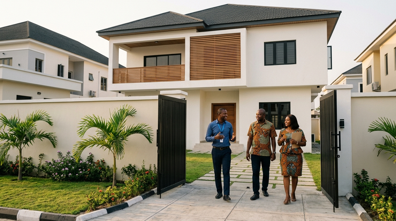 A modern residential property in Nigeria managed by Akintano